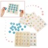 Gra planszowa memory montessori zestaw puzzle drewniane 4 karty